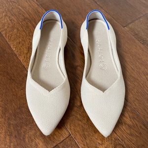 Rothy’s The Point Ecru 9.5